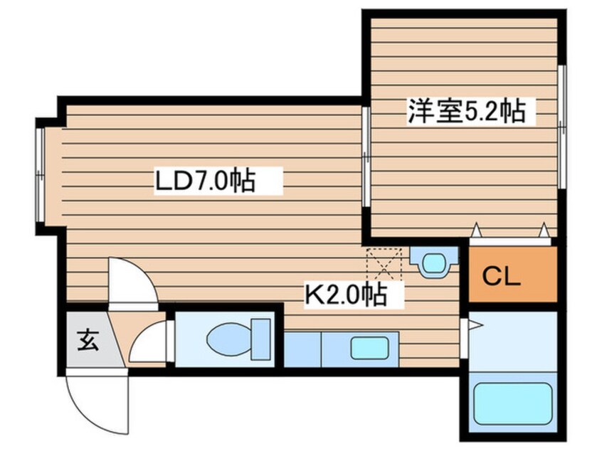 間取図 ドゥボワ平岸