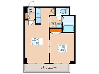 間取図 アルカディア参番館