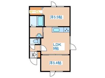 間取図 スコーレ白石