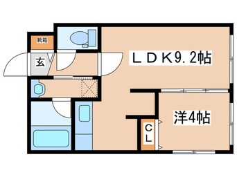 間取図 グローブタウン南郷