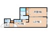 モンタ－ニュ　ボヌ－ル 1LDKの間取り