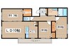 REGULUS桑園 3LDKの間取り