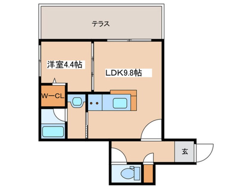 間取図 リーコン44