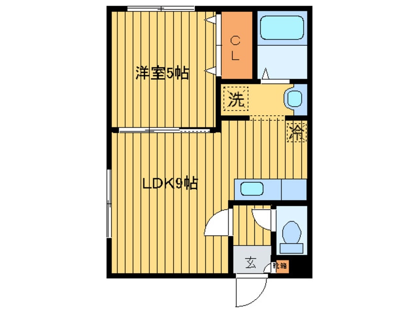 間取図 アイリス平岸