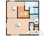 good maison 1LDKの間取り