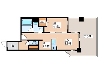 間取図 S-RESIDENCE近代美術館前