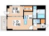S-RESIDENCE近代美術館前 1LDKの間取り