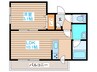 メニーズコート南郷１８ST 1LDKの間取り