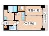 小泉マンション　メム19 1DKの間取り