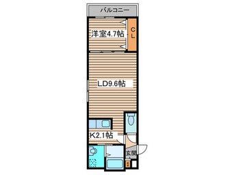 間取図 JsⅡ N34