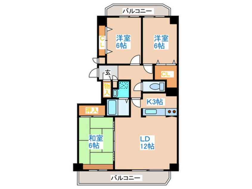 間取図 ＵＣラポール