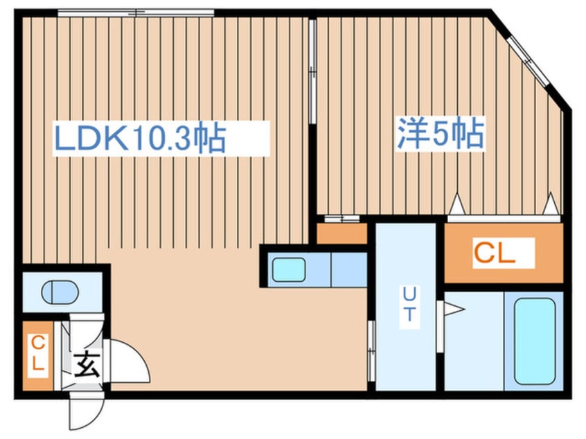 間取図 S-RESIDENCE桑園EAST