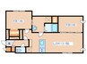 RESIDENCE SAPPORO KOULU 2LDKの間取り