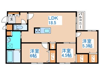 間取図 ZABO HILLS IDAIMAE