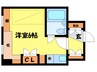 カサフォルテ 1Rの間取り