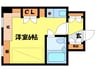 カサフォルテ 1Rの間取り
