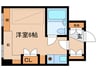 カサフォルテ 1Rの間取り