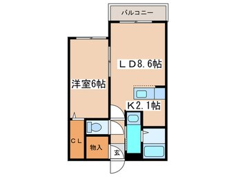 間取図 フレシールN20美香保公園