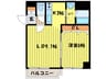 グランメ－ル北７条 1LDKの間取り