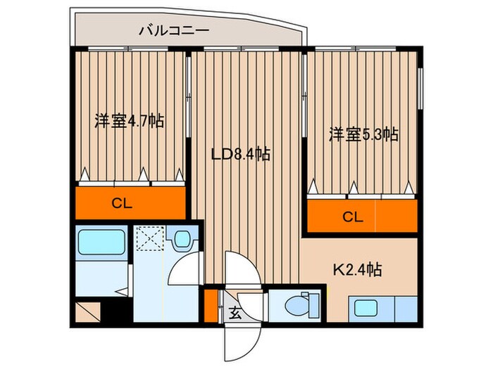 間取り図 ヒルズタウン幌西Ａ棟