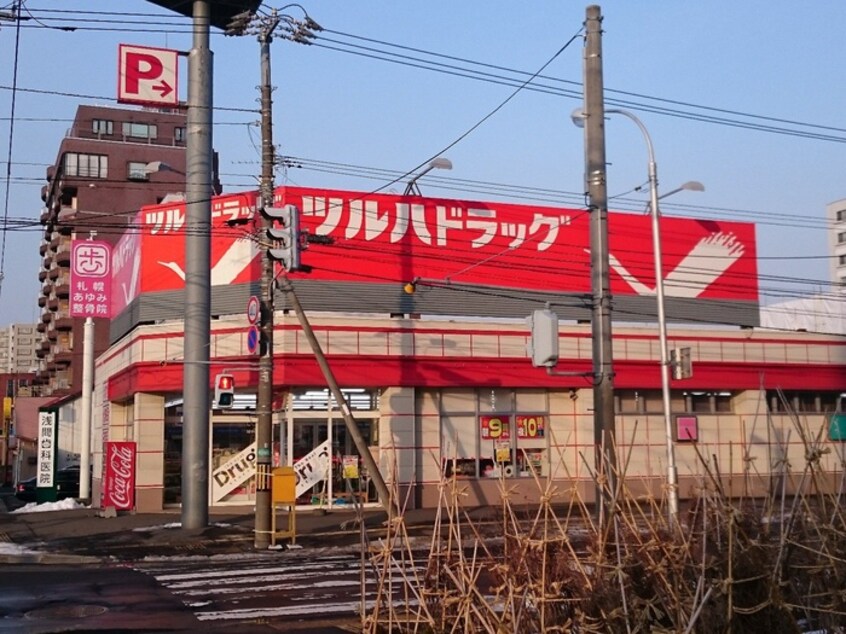 ツルハ(ドラッグストア)まで600m ヒルズタウン幌西Ａ棟