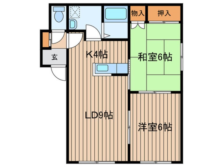 間取図 アルファコスモ月寒東