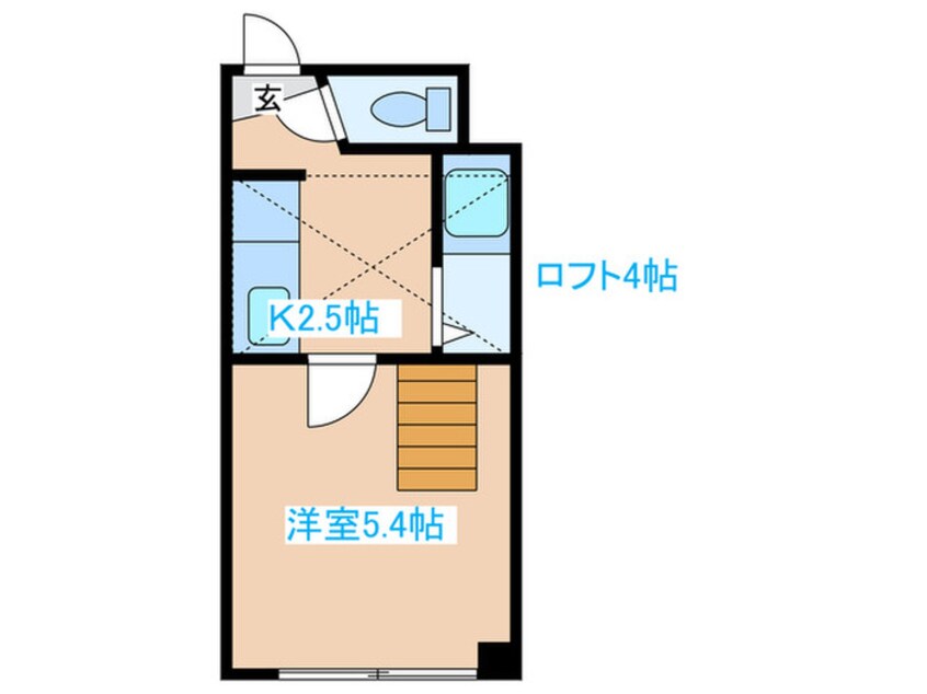 間取図 ベラクレエ裏参道