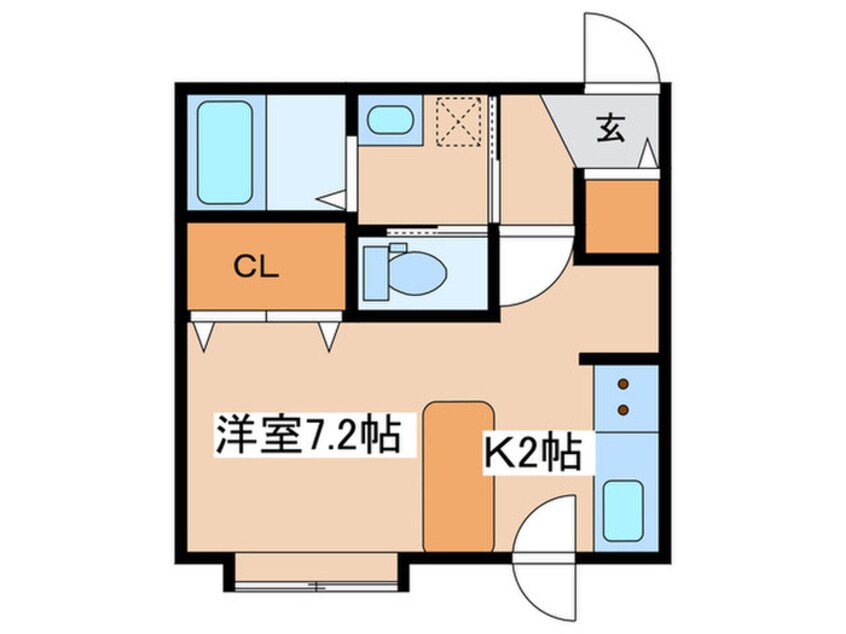 間取図 luce solare麻生