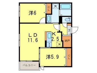 間取図 La Colina