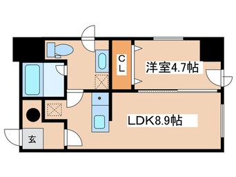 間取図 ルラシオン札幌駅前