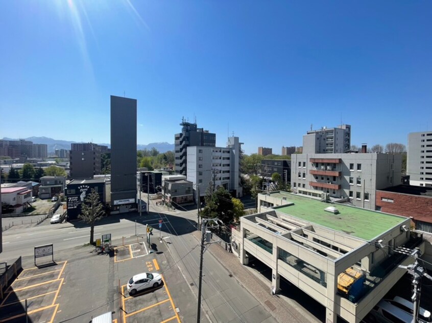 室内からの展望 ルラシオン札幌駅前