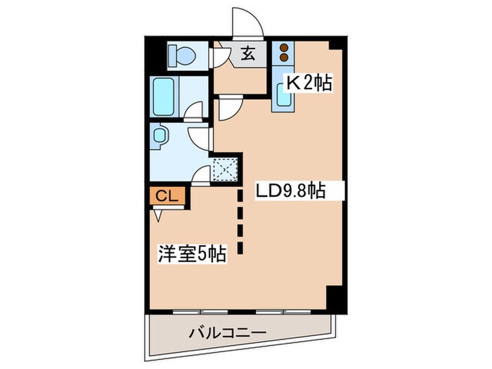 間取り図 グランカーサ永山公園通 east