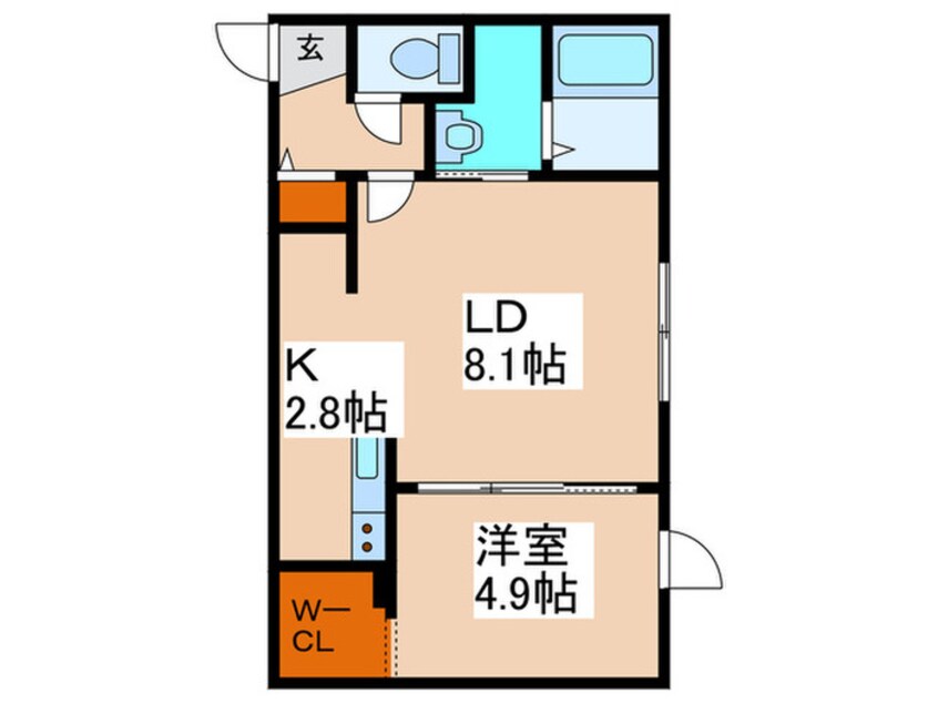 間取図 LEVANTE Ⅷ