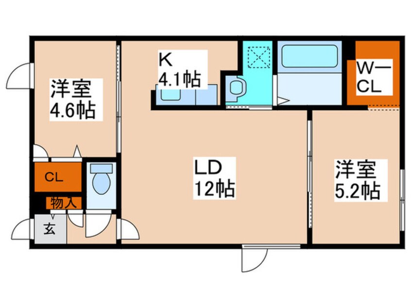 間取図 LEVANTE Ⅷ