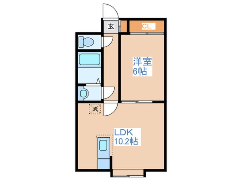 間取図 セレ－ナ南郷