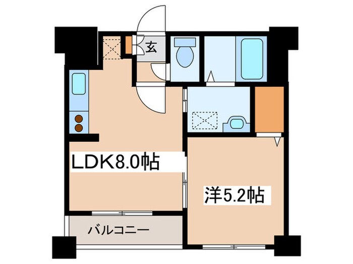 間取り図 クラッセ大通り東