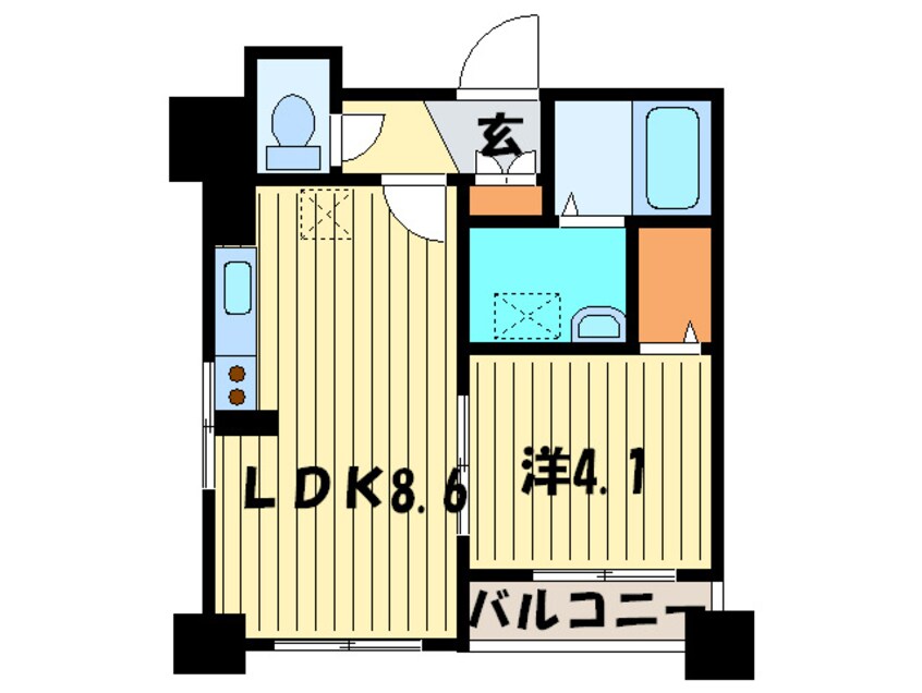 間取図 クラッセ大通り東