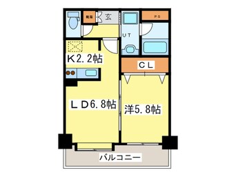 間取図 ＰＲＩＭＥ　ＵＲＢＡＮ北３条通