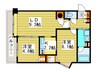 ＰＲＩＭＥ　ＵＲＢＡＮ北３条通 2LDKの間取り