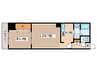 Ｓｐａｃｅ北３条 1LDKの間取り