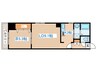 Ｓｐａｃｅ北３条 1LDKの間取り