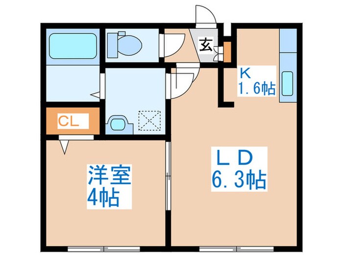 間取り図 エヴァンスコート南１条