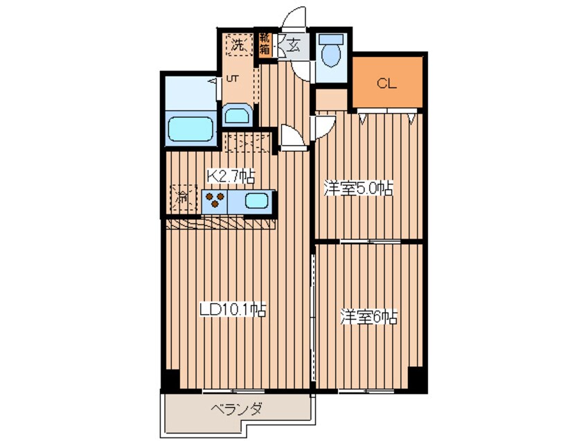 間取図 アクアトピア豊平