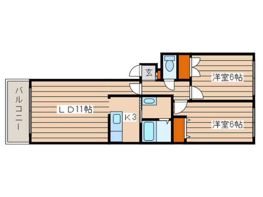 間取図 デュクラージュ