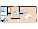 ライフフォート２４の間取図