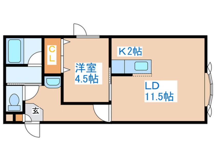 間取図 ライフフォート２４