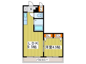 間取図 サンパレスＮ１８