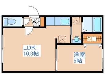 間取図 パトラス平岸