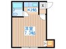 コーポライフ二十四軒Ｎ 1Kの間取り