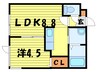 Ｒｅｖｅｕｒ白石 1LDKの間取り